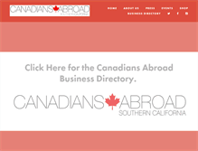 Tablet Screenshot of canadiansabroad.com